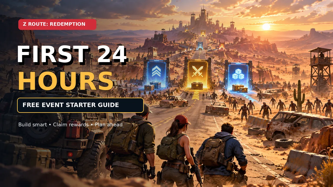 Z Route: Redemption first 24 hours guide cover